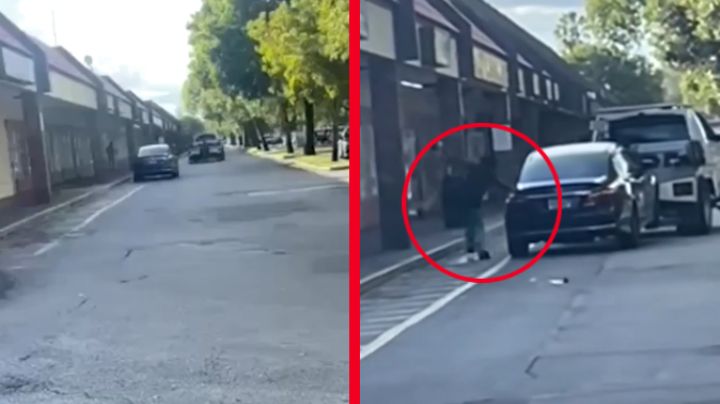 Grúa arrastra vehículo con niña de 4 años dentro; ella saltó al sentirse en peligro | VIDEO