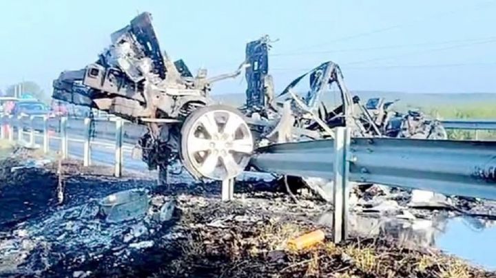 ¡No quedó nada de la Ford!: ya son cuatro los muertos en el carreterazo en la Victoria-Zaragoza