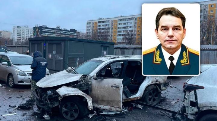 Brutal ataque en Moscú: bomba explota bajo el coche de general ruso y lo deja destruido | VIDEO
