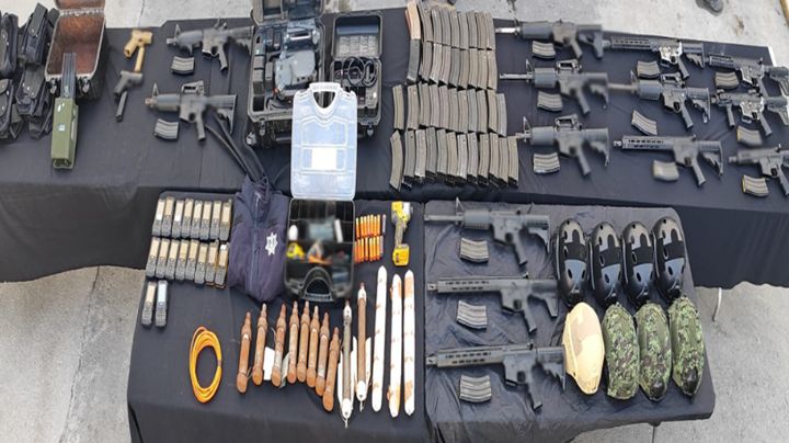 Gabinete de Seguridad detiene a 17 delincuentes y asegura armas largas en Nuevo León
