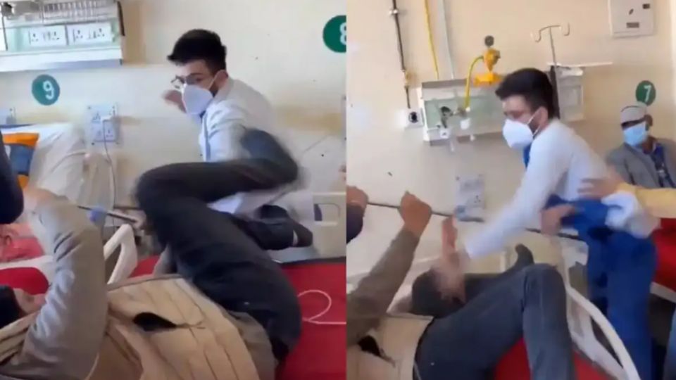 El especialista no soportó los comentarios de su paciente, arremetiendo contra él con ayuda de un asistente