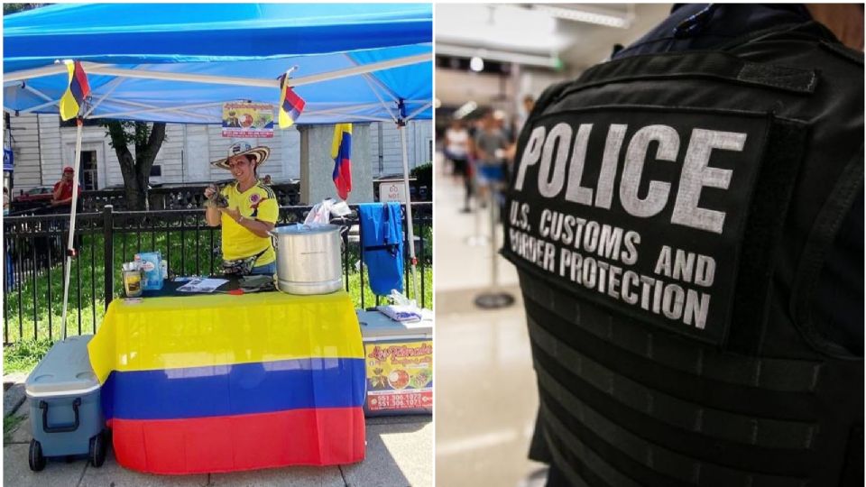 Migrantes colombianos venden sus últimos tamales antes de autodeportarse