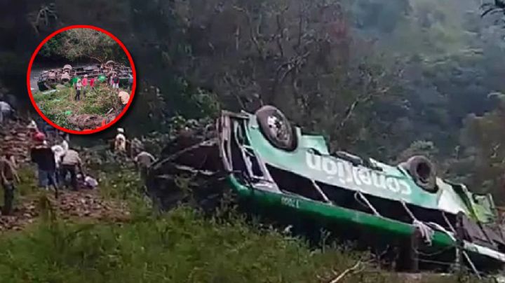 Navidad mortal: autobús de CDMX se vuelca en Veracruz; mueren 10 personas