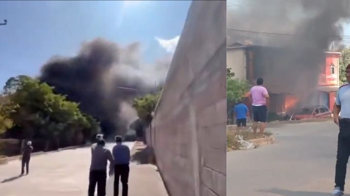 Padre y su hijo habrían perdido la vida por explosión de bodega clandestina de pirotecnia en Oaxaca | VIDEO