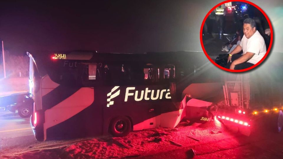 El pasajero se puso un zapato y un tenis distinto, el cual encontró entre las pertenencias esparcidas tras el choque