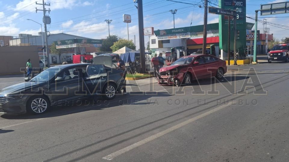 Los hechos ocurrieron el sábado al mediodía en el crucero de las calles Leandro Valle y Maclovio Herrera