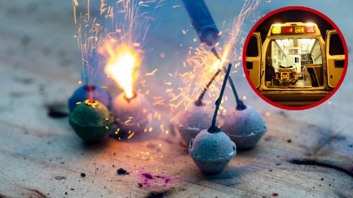 Accidente por pirotecnia deja a niño sin un ojo; cuete le explota directamente en la cara