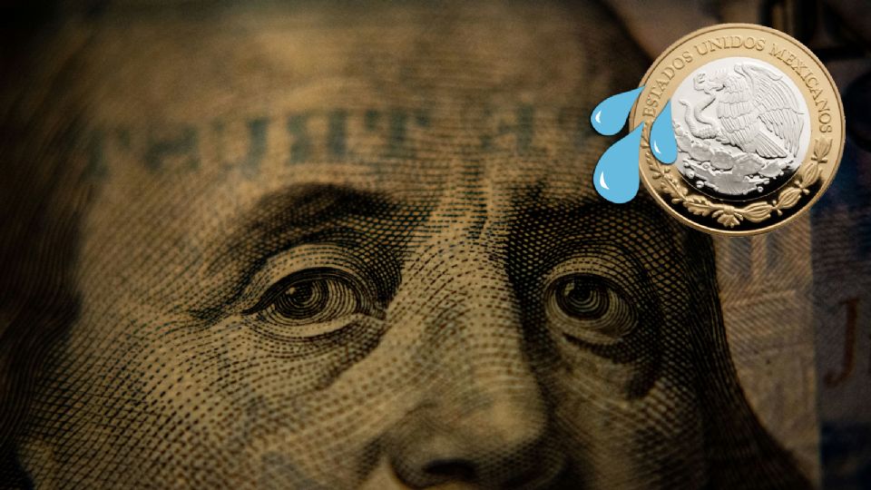 El peso mexicano muestra una ligera caída en el mercado cambiario, frente a una nueva posición del dólar