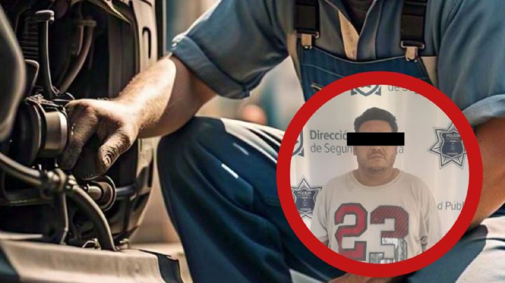 Detienen a mecánico por abuso de confianza y amenazas; se quedó con carro 7 meses y no lo arregló