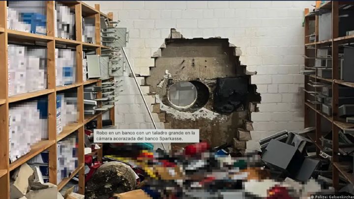 Robo millonario: ladrones perforan bóveda de un banco y se roban casi todo el dinero 