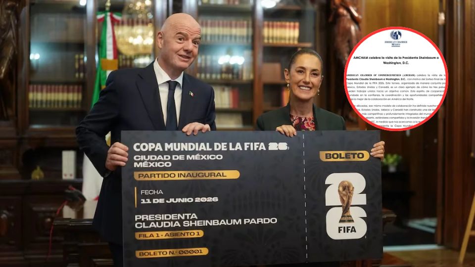 AMCHAM celebra visita de Sheinbaum a Washington y subraya el valor estratégico del Mundial para Norteamérica