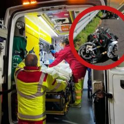 Mujeres que iban en moto están al borde de la muerte tras sufrir aparatoso accidente en autopista