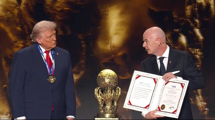Trump gana el Premio FIFA de la Paz; presume 'salvar millones de vidas'