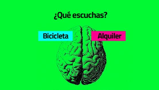 ¿Por qué algunas personas oyen 'bicicleta' y otras 'alquiler' en el mismo VIDEO?