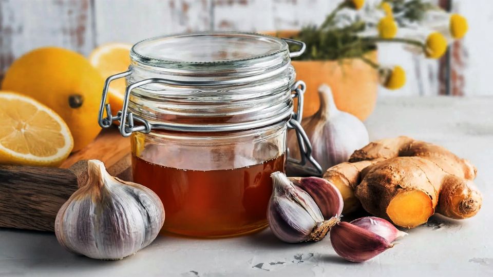 Miel con ajo, un remedio eficaz.
