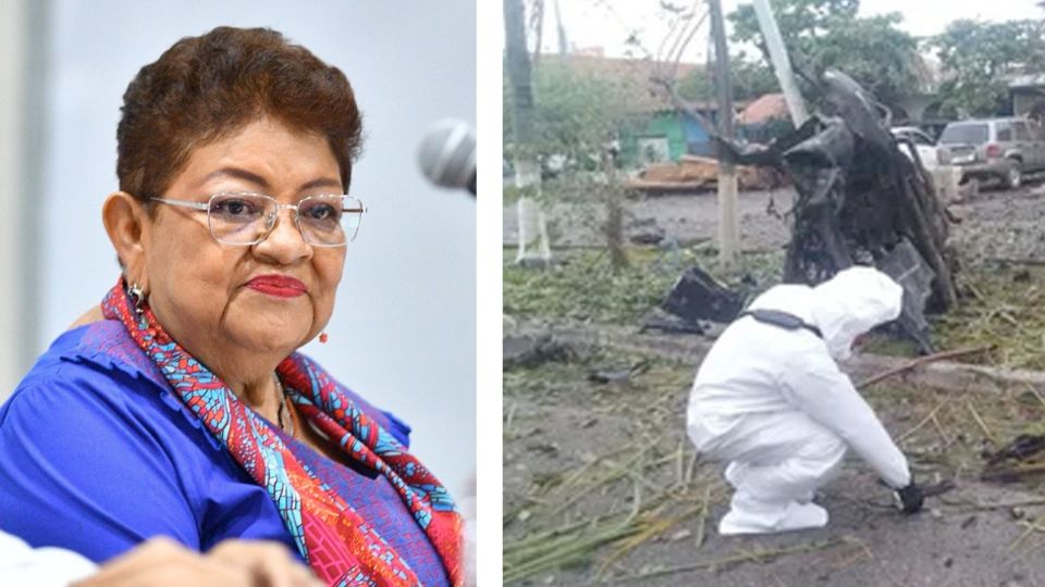 Ernestina Godoy emite su postura.