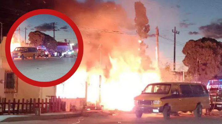 Menores lanzan 'cuete' a casa y provocan voraz incendio; así quedó la vivienda