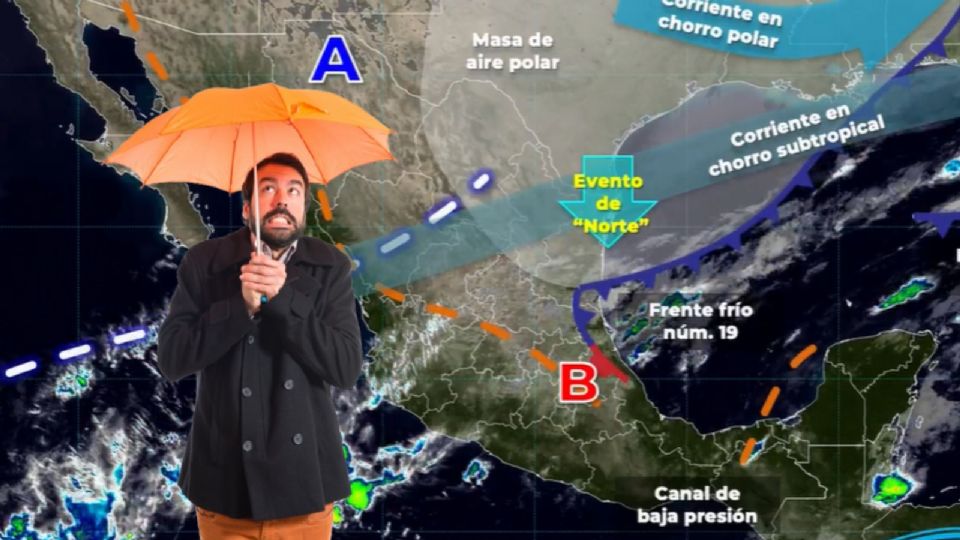 Fuertes lluvias y temperaturas gélidas en este lunes 8 de diciembre