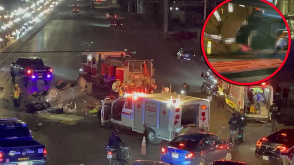 Agentes de la Fiscalía General del Estado de Coahuila (FGE) se trasladaron al Hospital Universitario para tomar conocimiento del caso