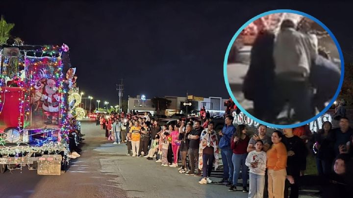 Riña entre mujeres opaca desfile navideño en Nuevo León; agresión se desata frente a niños | VIDEO