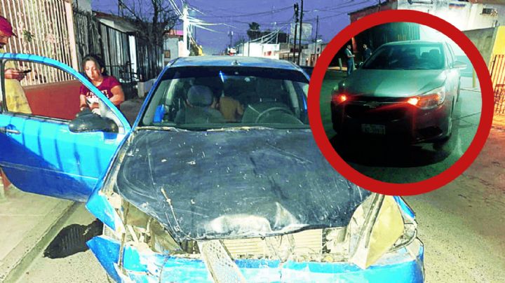 Andaba festejando y terminó endeudado; ebrio choca aparatosamente en el centro de Nuevo Laredo