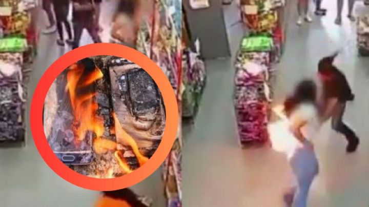 Celular explota en el bolsillo de mujer mientras hacía compras; sufrió quemaduras en los glúteos | VIDEO