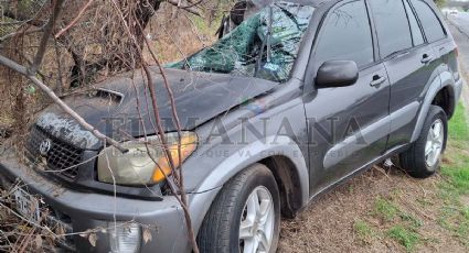 Nuevo Laredo: conductor destroza y abandona su camioneta en el Bulevar Colosio