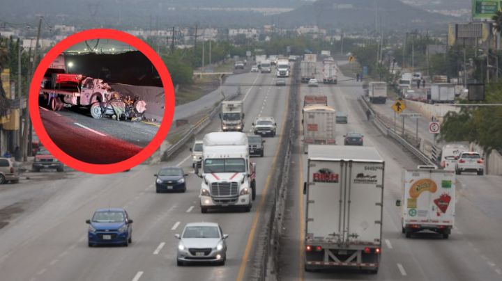 Camionero muere prensado al estrellarse contra tráiler; no pudo esquivar la tragedia