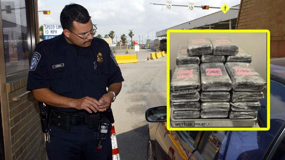 La droga fue encontrada por agentes del CBP