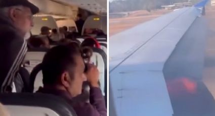 Pánico aéreo: avión comienza a incendiarse durante labores de despegue en aeropuerto de EU | VIDEO