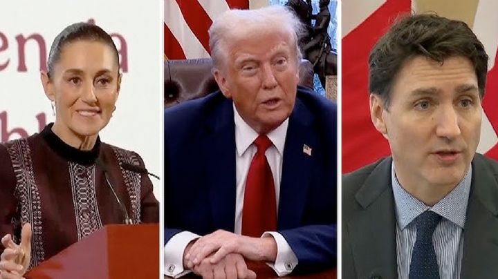 ¿Recula Trump con los aranceles?: busca hablar con Sheinbaum y Trudeau este lunes
