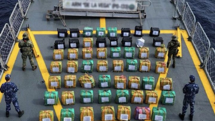 Aseguran embarcaciones con casi 2 toneladas de cocaína en Oaxaca