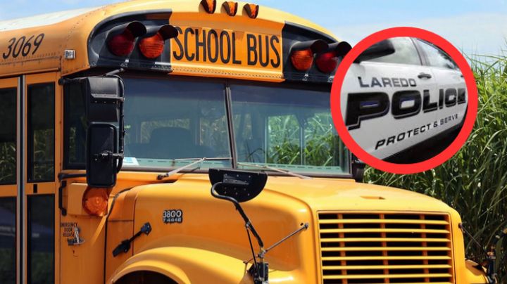 Laredo: autobús escolar choca en Bob Bullock y Sinatra; un menor resultó lesionado