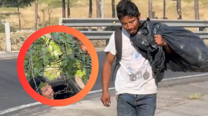 Hermenegildo vivió dos años en un registro subterráneo de la CFE; así fue su rescate | VIDEO