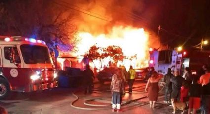 Nuevo Laredo: llamas infernales causan terror en la colonia Bertha del Avellano y arrasan con casa