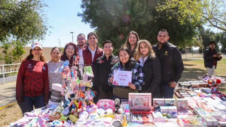 Jóvenes emprendedores brillan en la primera edición de 'Mercado Tamaulipas' en Nuevo Laredo