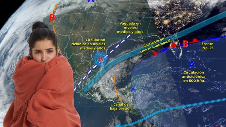 Frente Frío 25: fuertes lluvias con granizo en estos estados; ¿cuáles son?