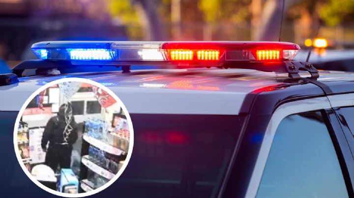 Ladrón busca entrar a tienda de conveniencia y policía lo recibe a balazos I VIDEO