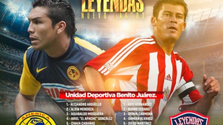 América vs. Chivas en Nuevo Laredo: ¿qué figuras disputarán el juego de leyendas?