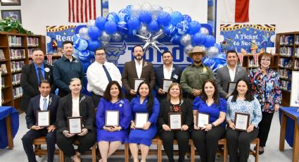 Reconocen a las nuevas Leyendas Toro en Cigarroa High School en Laredo