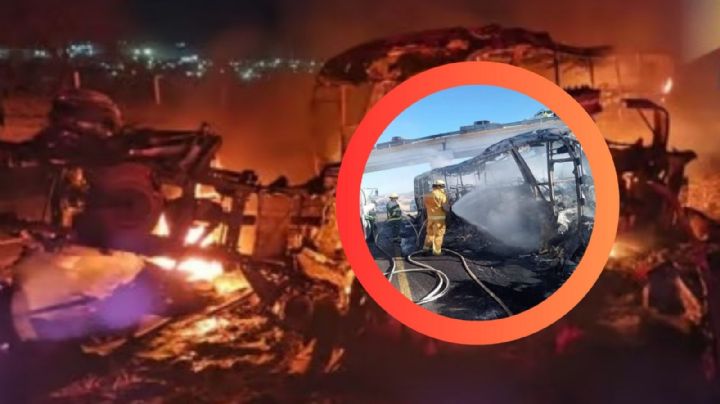 Trágico choque mortal con tracto-camión deja 15 muertos; víctimas no lograron salir de las llamas