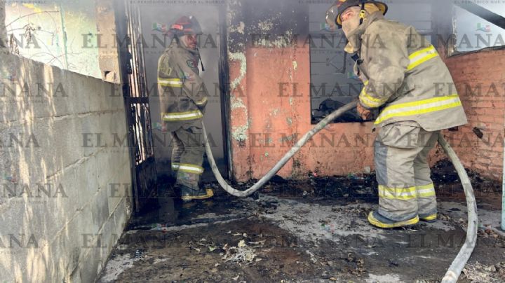 Pánico en Nuevo Laredo por voraz incendio en casa en la colonia Guerrero; es la cuarta vez que pasa