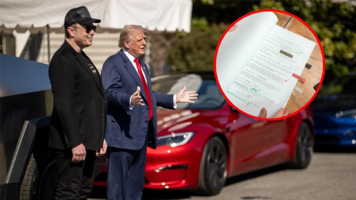 Elon Musk regaló Tesla a Trump para que hablara bien de la marca; filtran ‘guion’