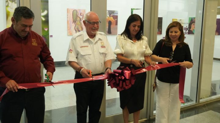 Inauguran en Nuevo Laredo exposición artística en honor al Día Internacional de la Mujer