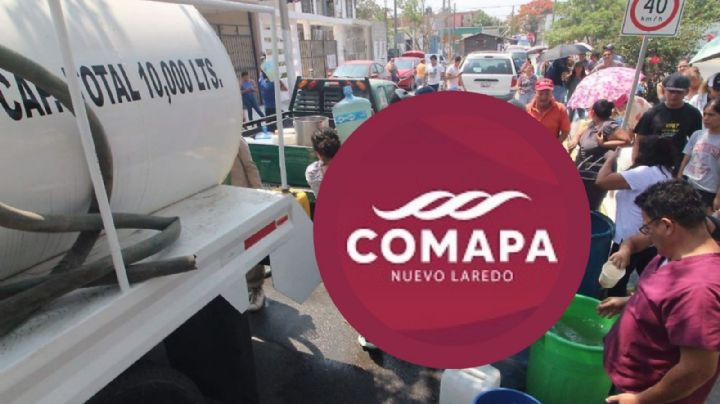 Comapa activa servicio de pipas para colonias afectadas; estos son los puntos donde acudir