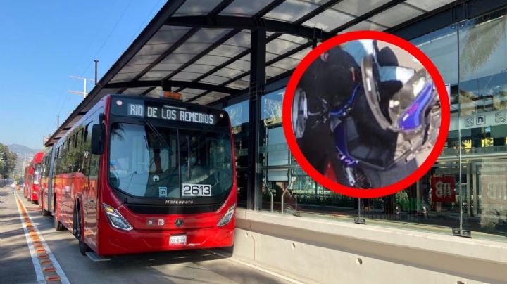 Motociclista sufre brutal muerte; camión urbano le pasó por encima