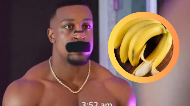 La 'extraña' rutina matutina de un 'influencer' se hace viral; esto es lo que hace con un plátano | VIDEO