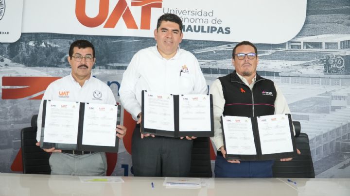 Firma la UAT convenio con el INE y el IETAM