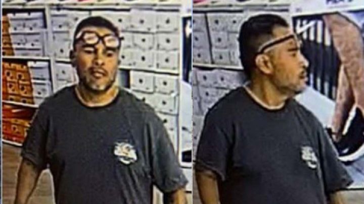 Buscan a hombre relacionado con robo en tienda de ropa en Laredo