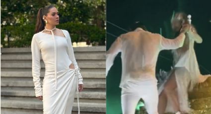 Galilea Montijo sufre caída en carro alegórico durante el Carnaval de Mazatlán | VIDEO
